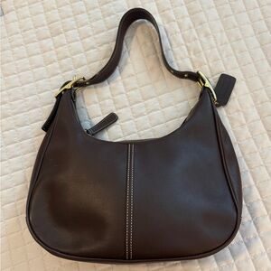 Vintage Cognac Coach Shoulder Bag - never used!
